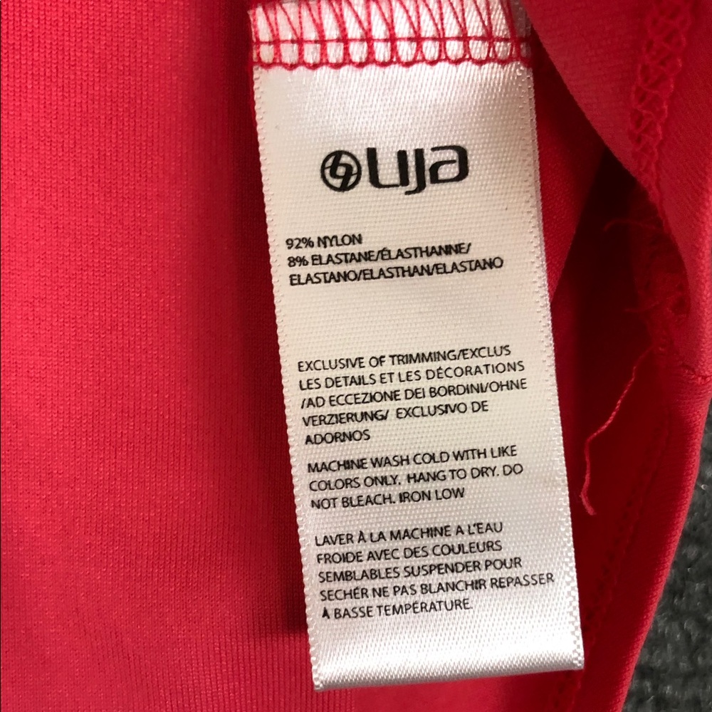 Lija Coral Pink Active Tennis Skort Pleated Sz L (A2) - Picture 8 of 9